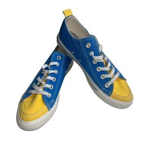NWOT Skicks UCLA Bruins Low Top Canvas Sneakers Men Size 7 Women 9 NCAA Blue
